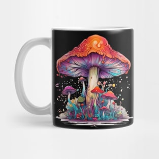 Psychedelic Shroom Mushroom Art Mug